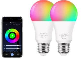 Lâmpada Bulbo LED RGB 15w Luz Colorida 16 Cores Bivolt